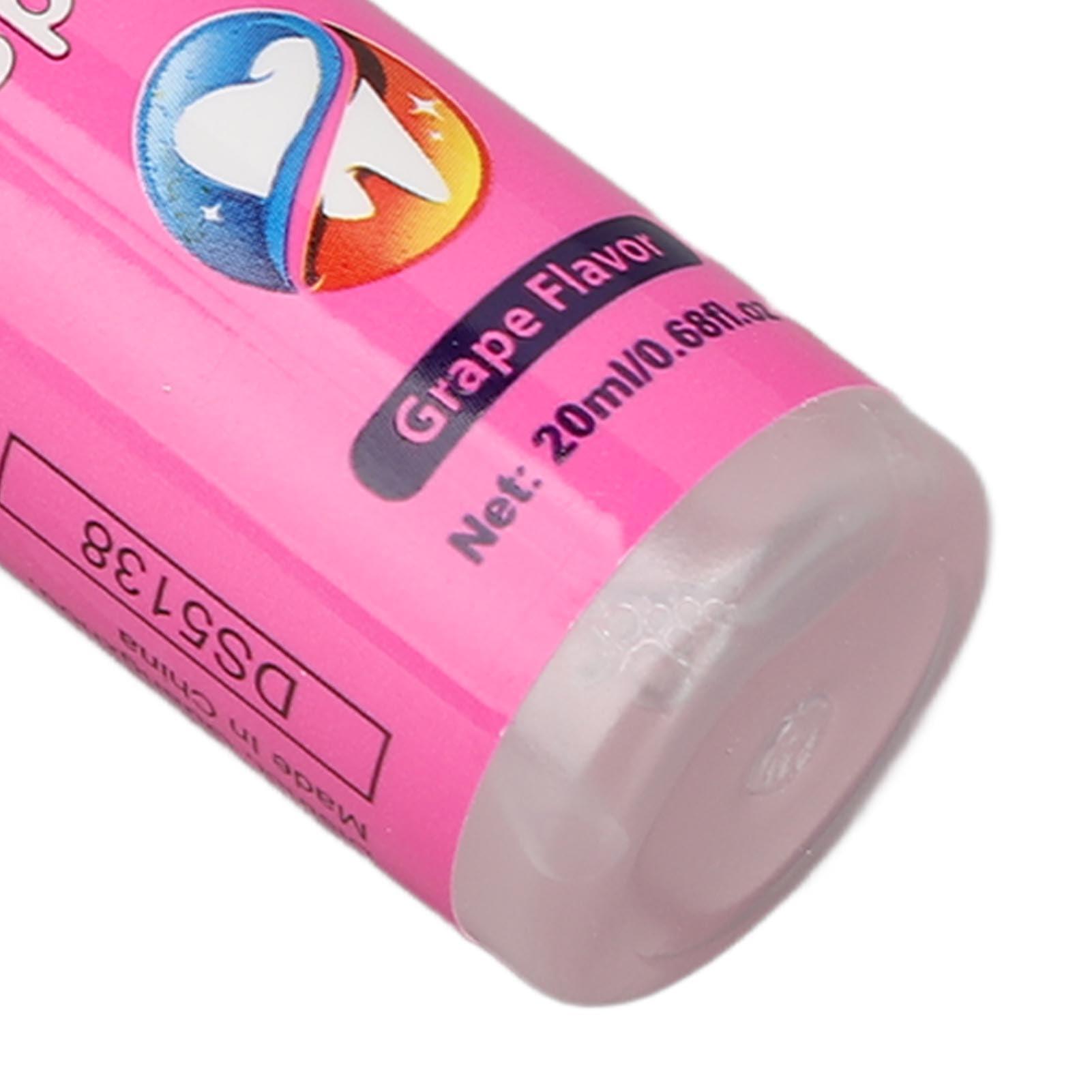 LUCKDANO 20ml Mouth Spray, Long Lasting Mouth Spray Grape Flavor Portable Moisturizing Breath Freshener for Adults Teens Fights Bad Breath