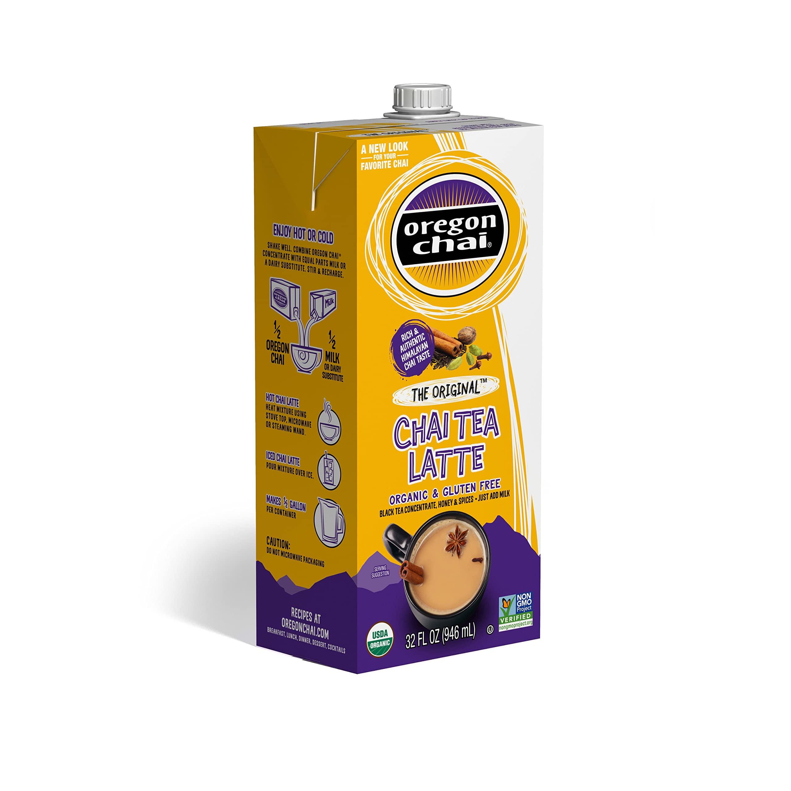 Oregon Chai Oregon Chai Original Chai Concentrate, 32 Fluid Ounce (Pack of 1)