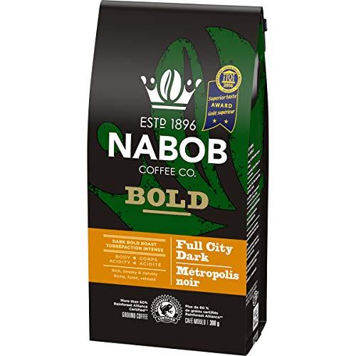 NABOB NABOB Bold Full City Dark Ground Coffee, 1800g 3.97 Pounds 6 pack {Imported from Canada}
