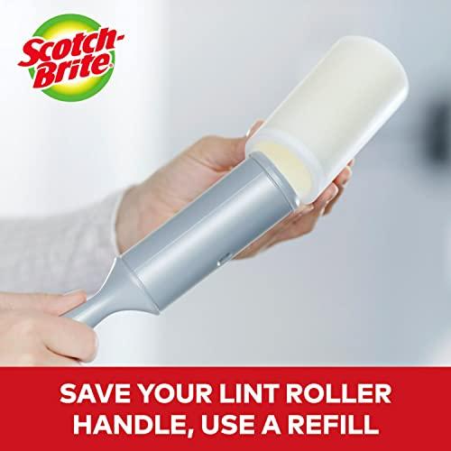 Scotch-Brite Scotch-Brite Lint Roller Refill, Works Great On Pet Hair, 60 Sheets ( Pack Of 6 ) ( Packaging May Vary )