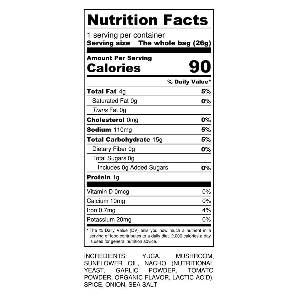 SNACKLINS SNACKLINS Plant Based Crisps NACHO - Gluten Free, Grain Free, 100% Kosher, Vegan Healthy Snacks, Crunchy Puffed Snack, Just 90 Calories Per Bag - .9oz Bag (Case of 12)