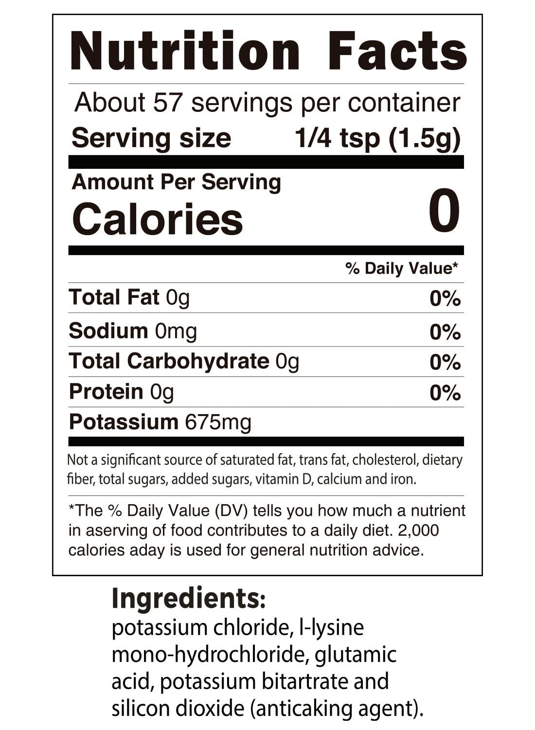 Na Tivo wellness 0% Sodium Salt Substitute - NaTivo Wellness - Salt Alternative - Gluten Free - Low in Calories - Reduce your daily Sodium intake - With Natural food products - Keto friendly - Non-GMO - 4 x 3oz
