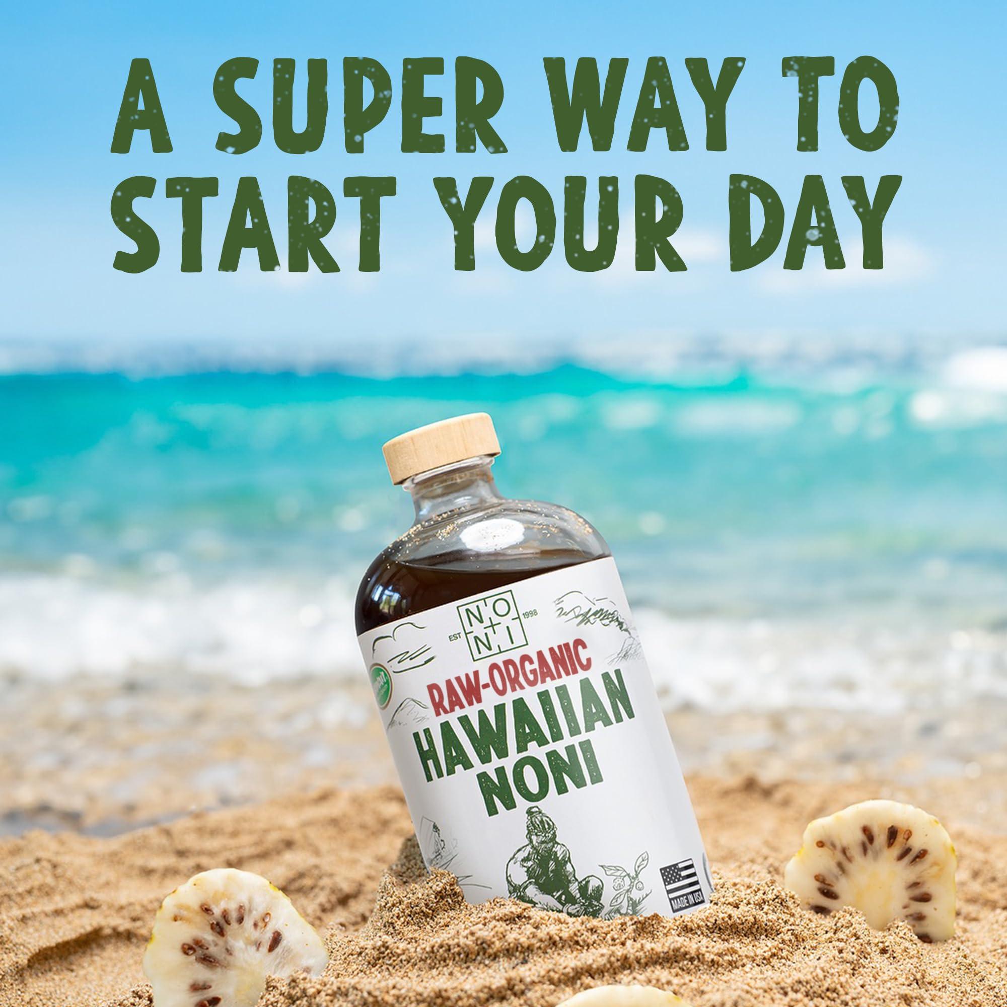 Healing Noni Healing Noni - Sparkling RAW Organic Noni Juice - 1 Pack Glass Bottle 32oz - All-Natural Unsweetened Fresh Fruit - Farm Direct - USDA Certified