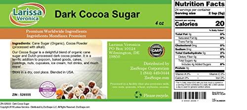 Larissa Veronica Dark Cocoa Sugar (4 oz, ZIN: 526555) - 2 Pack