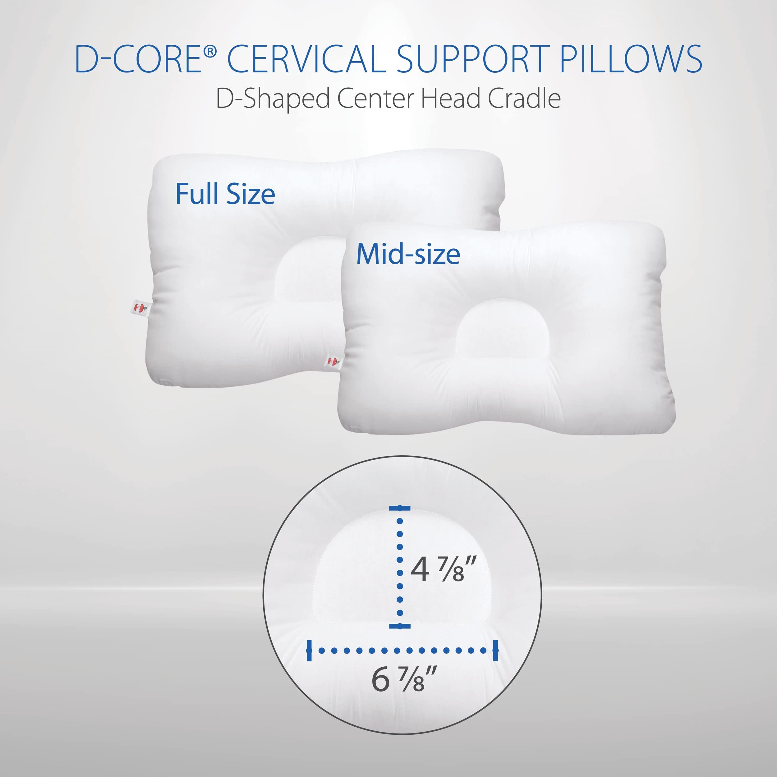 Core Products Core Products D-Core Cervical Support Pillow, Standard Firm, Midsize
