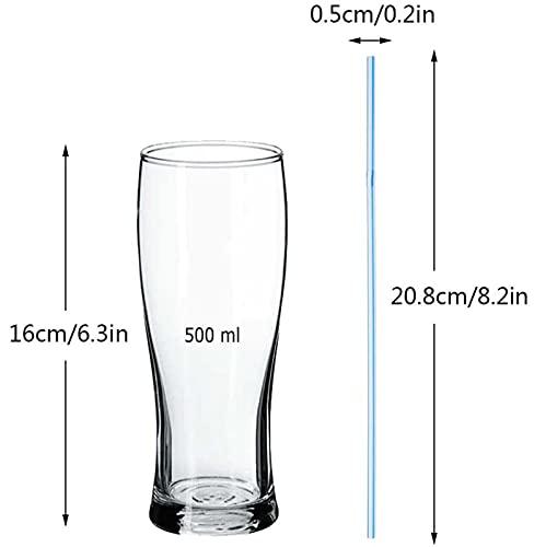 Kyllog 600pcs Plastic Drinking straws, Flexible straws, 8" Long, Stripes Multiple Colors Straws,suitable for various drinks, juice, milk, tea, cocktails, parties, daily use (600pcs)