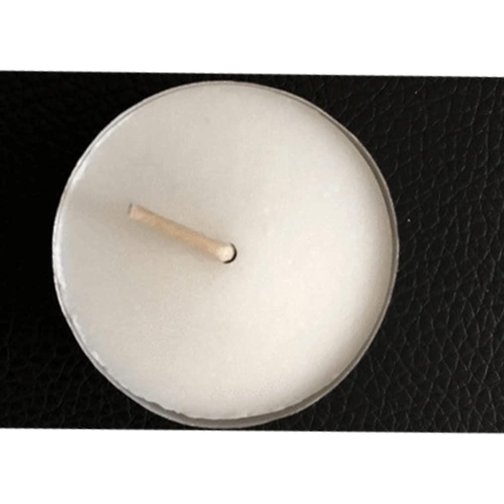Magik Magik 100-200 Pc Tea Light Candle 4h Long Lasting Natural Palm Oil White Unscented (100 Pack)