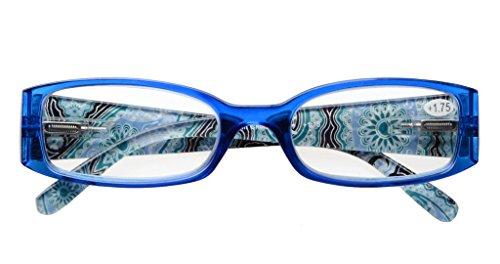 Eyekepper Eyekepper 5 Pairs Tiger Pattern Design Reading Glasses for Women Reading Inlcude Reader Sunglasses +0.50 Reading Eyeglasses