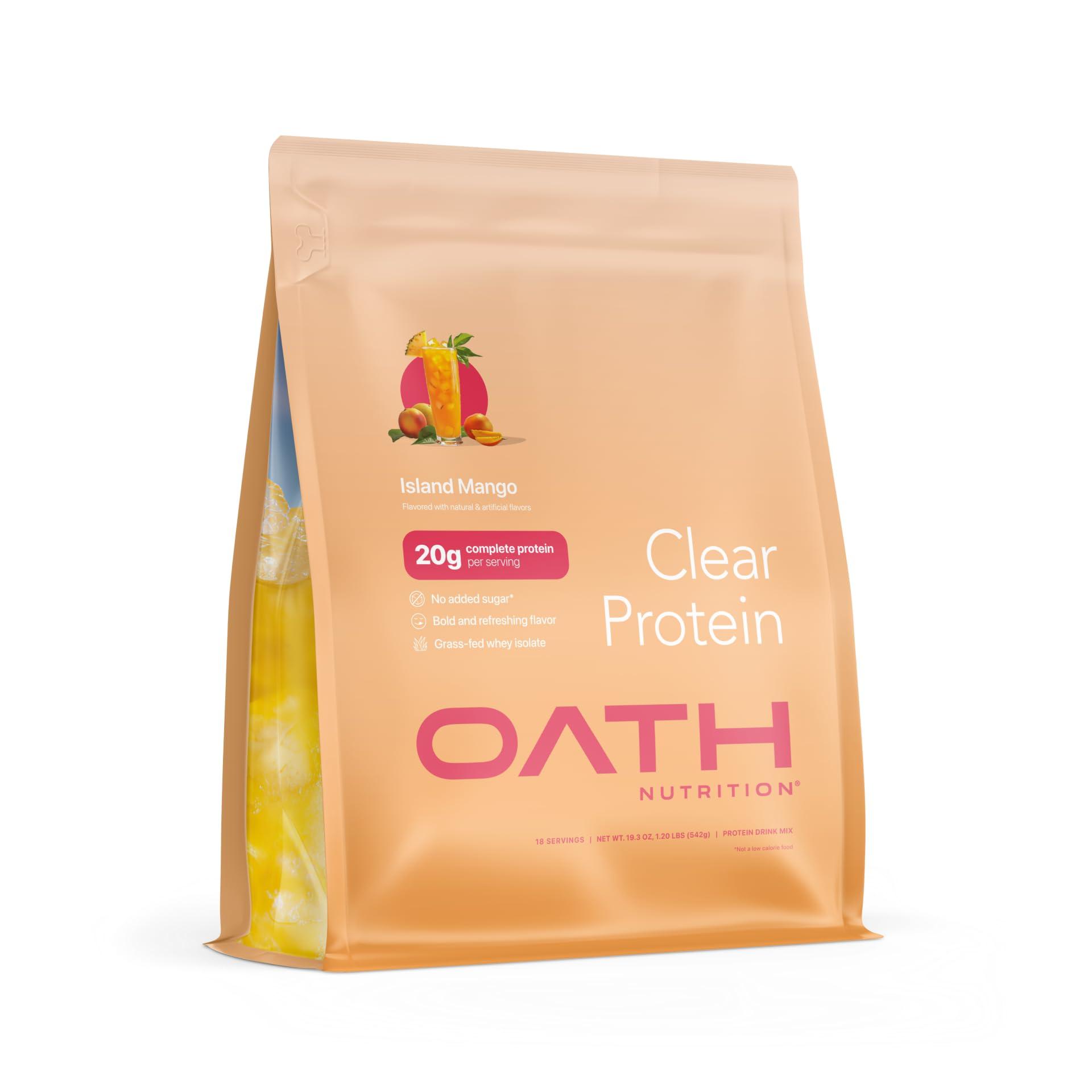 Trove Nutrition OATH NUTRITION - Clear Whey Protein - 18 Servings - Island Mango