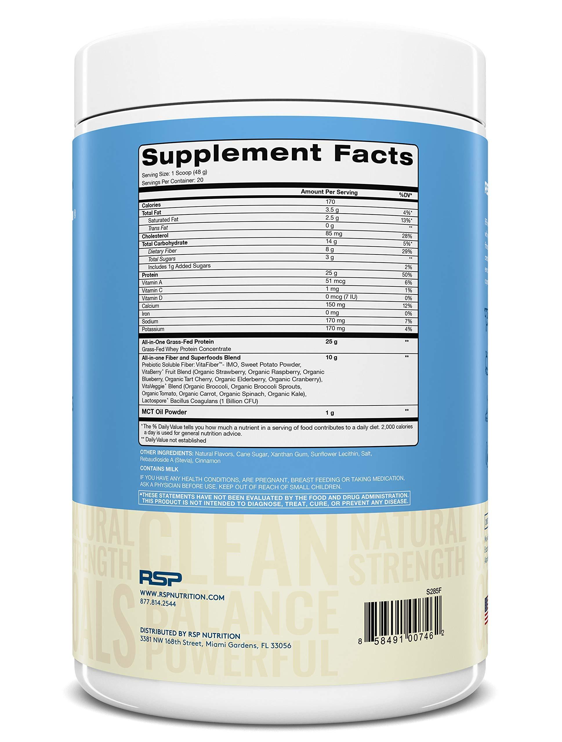 RSP NUTRITION RSP NUTRITION AminoLean Pre Workout Energy (Watermelon 30 Servings) with TrueFit Protein Powder (Vanilla 2 LB)