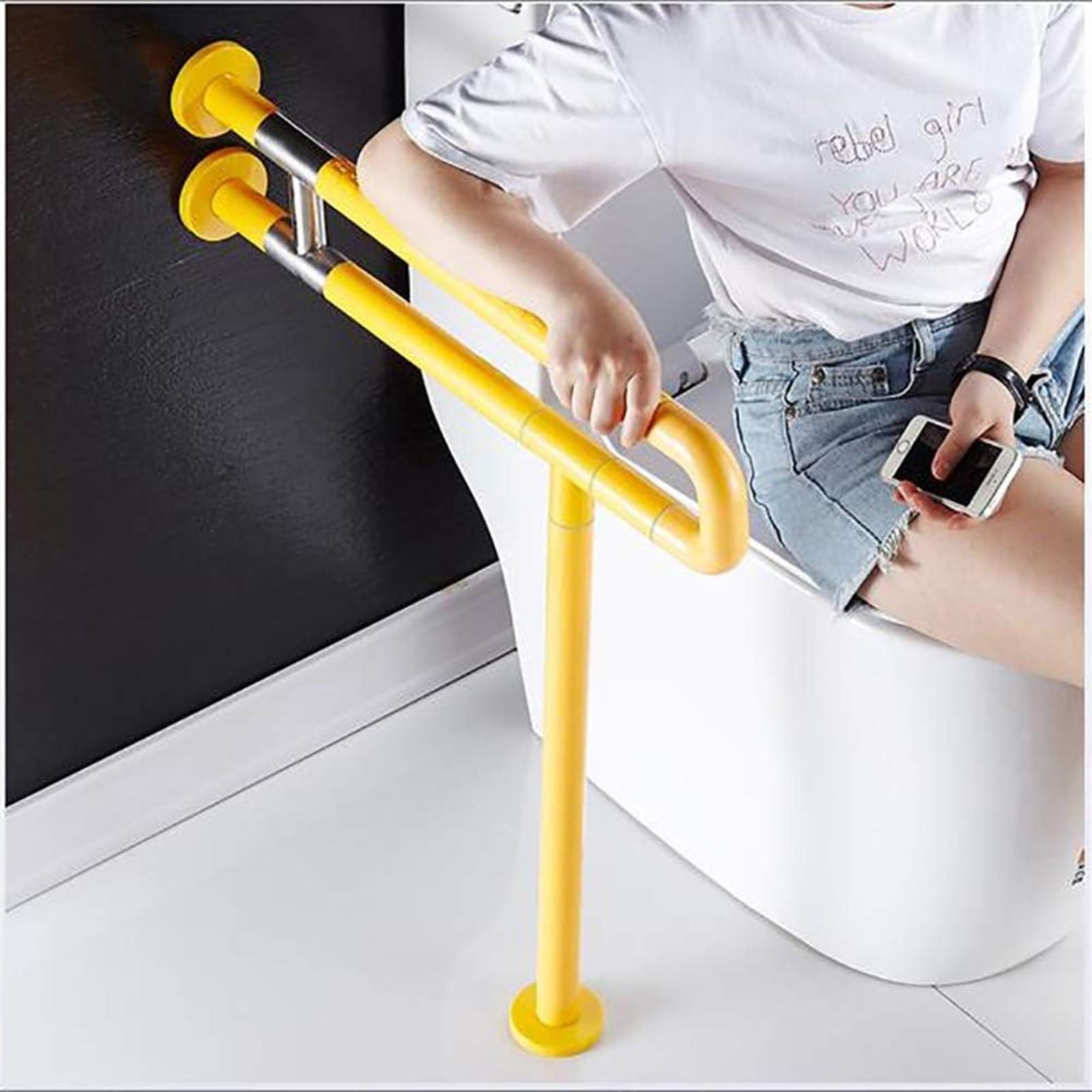 NENANGO NENANGO handrail Grab Rails,Bathroom Grab Bars Foldable Toilet Grab Bar, Safety Shower Handrails Anti Slip Bathroom Seat Support Bar