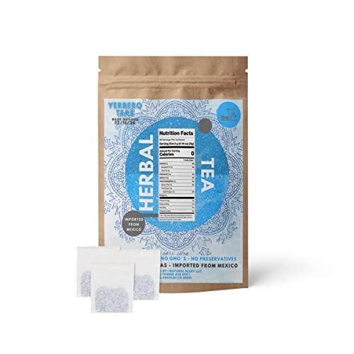 YERBERO Yerbero - Palo Azul Tea (Kidney Wood) 30 Tea Bags 3gr (0.10oz) - Net WT 90gr (3.17oz) | Kidney Cleanse Herbal Tea, Stand Up Resealable Bag | Crafted By Nature100% All Natural, non-GMO, Gluten-free.