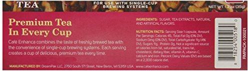 Café Enhanca Café Enhanca Tea, Sweet Raspberry, 3 Count (Pack of 12)