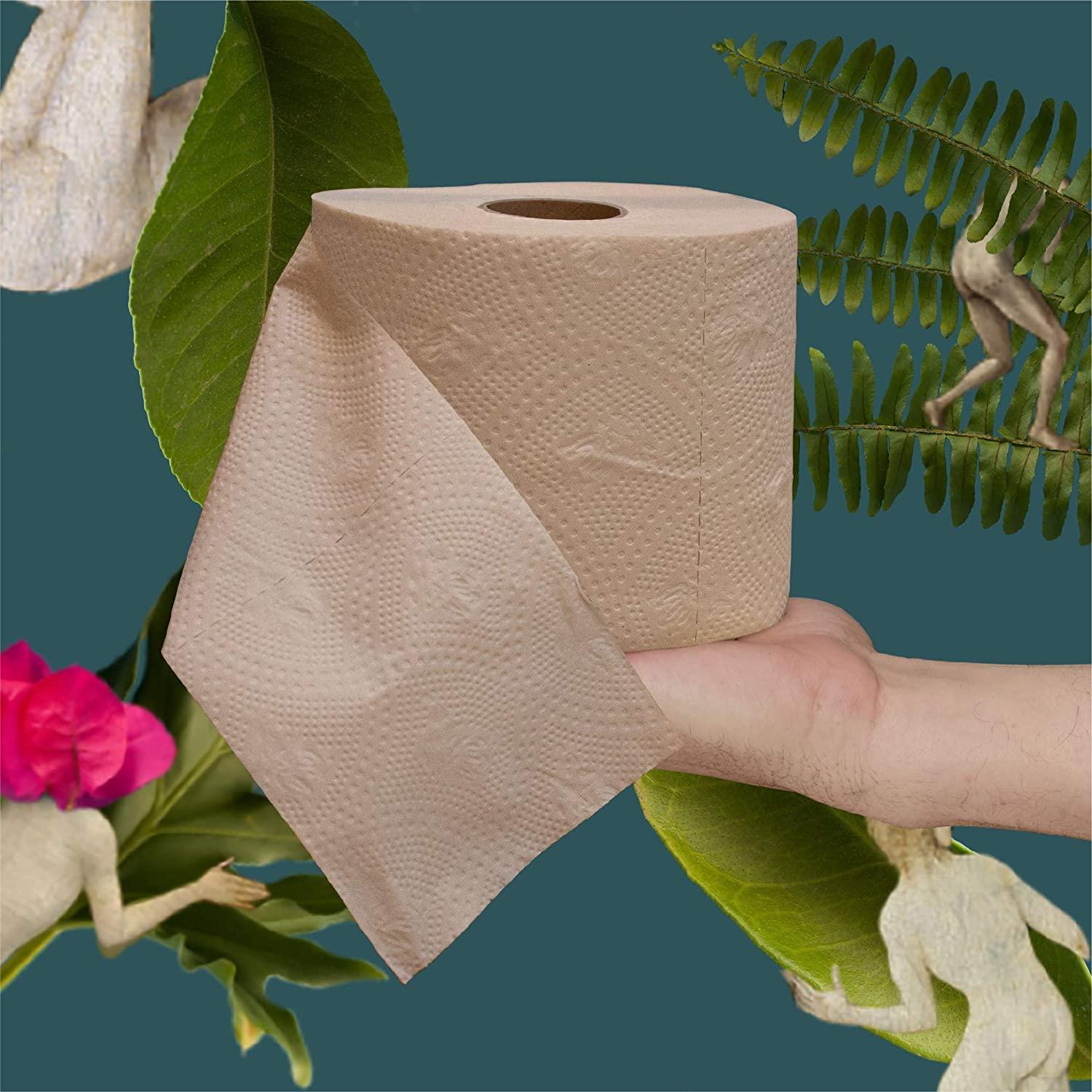 TUSHY TUSHY Premium Bamboo Toilet Paper - 100% Bamboo - 3 Ply, 300 Sheets Per Roll (TUSHY Premium Bamboo Toilet Paper - 48 Pack)