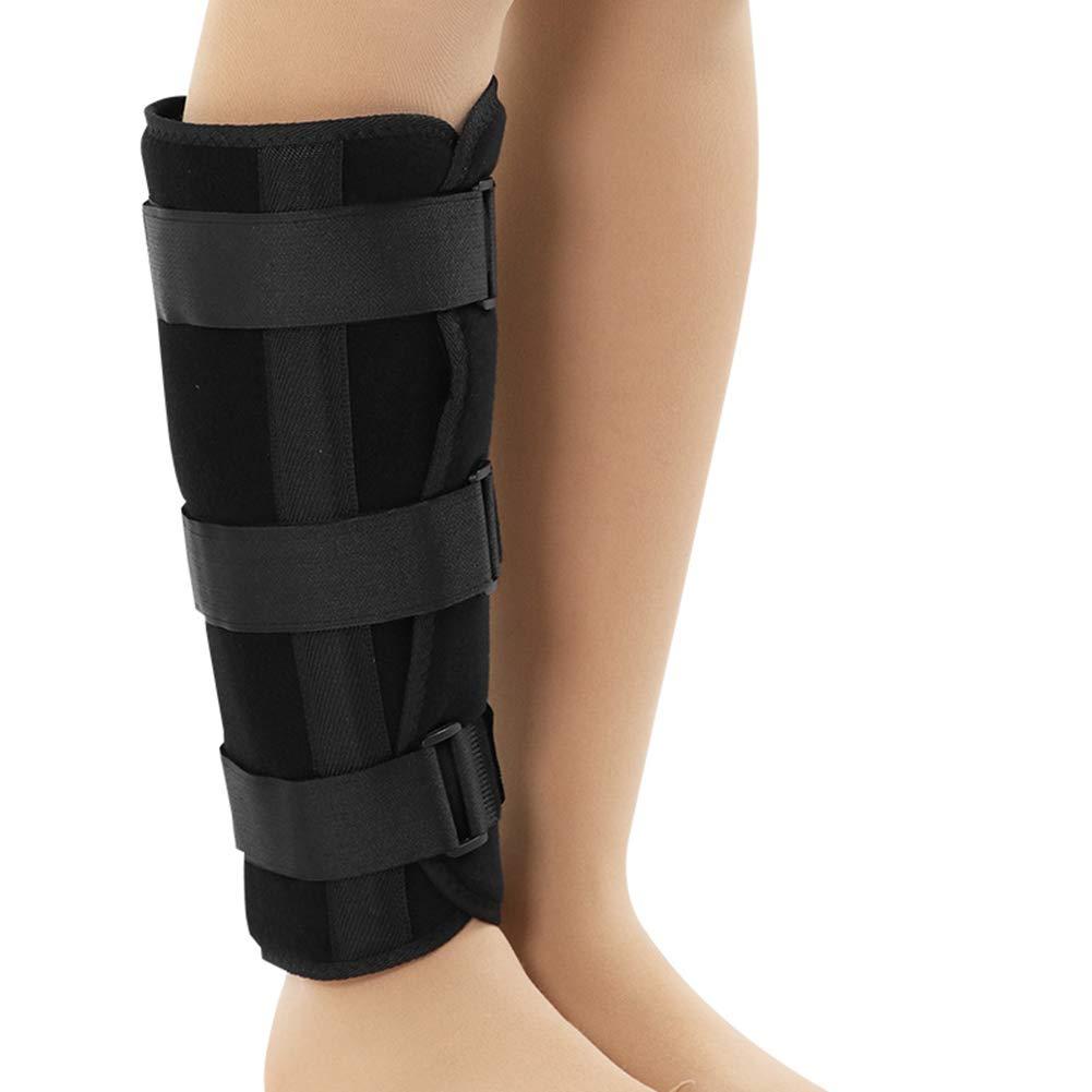 XJZHANG XJZHANG Shank Calf Support Night Splint Support Joint Brace, Tibia and Fibula Fracture Orthosis External Adjustable Fixation Strap Wrap Sleeve Belt Protector