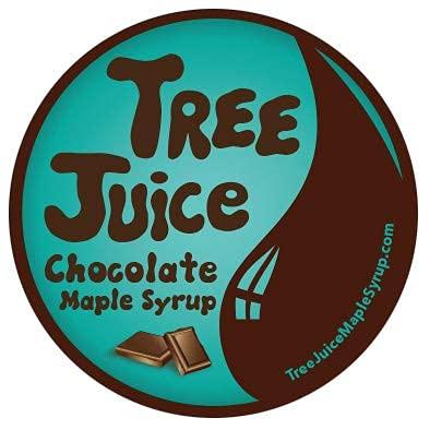 Tree Juice Maple Syrup Tree Juice Chocolate Maple Syrup | 100% Pure Grade A Maple Syrup | All Natural, Non GMO, Vegan, Gluten Free, Vegetarian, Paleo | 12 Ounce Bottle
