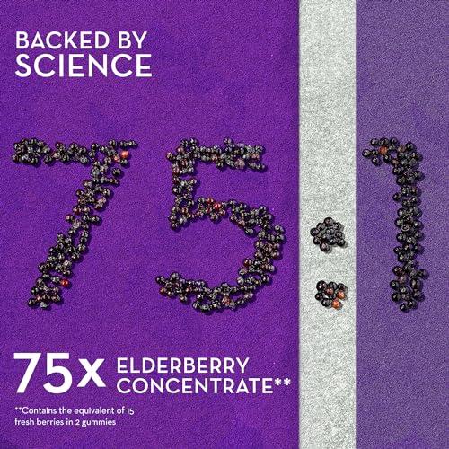 HUM HUM Boost Sweet Boost Gummies - Immunity Multivitamin with Vitamin C, Zinc & Elderberry for General Wellness (60 Vegan Gummies)