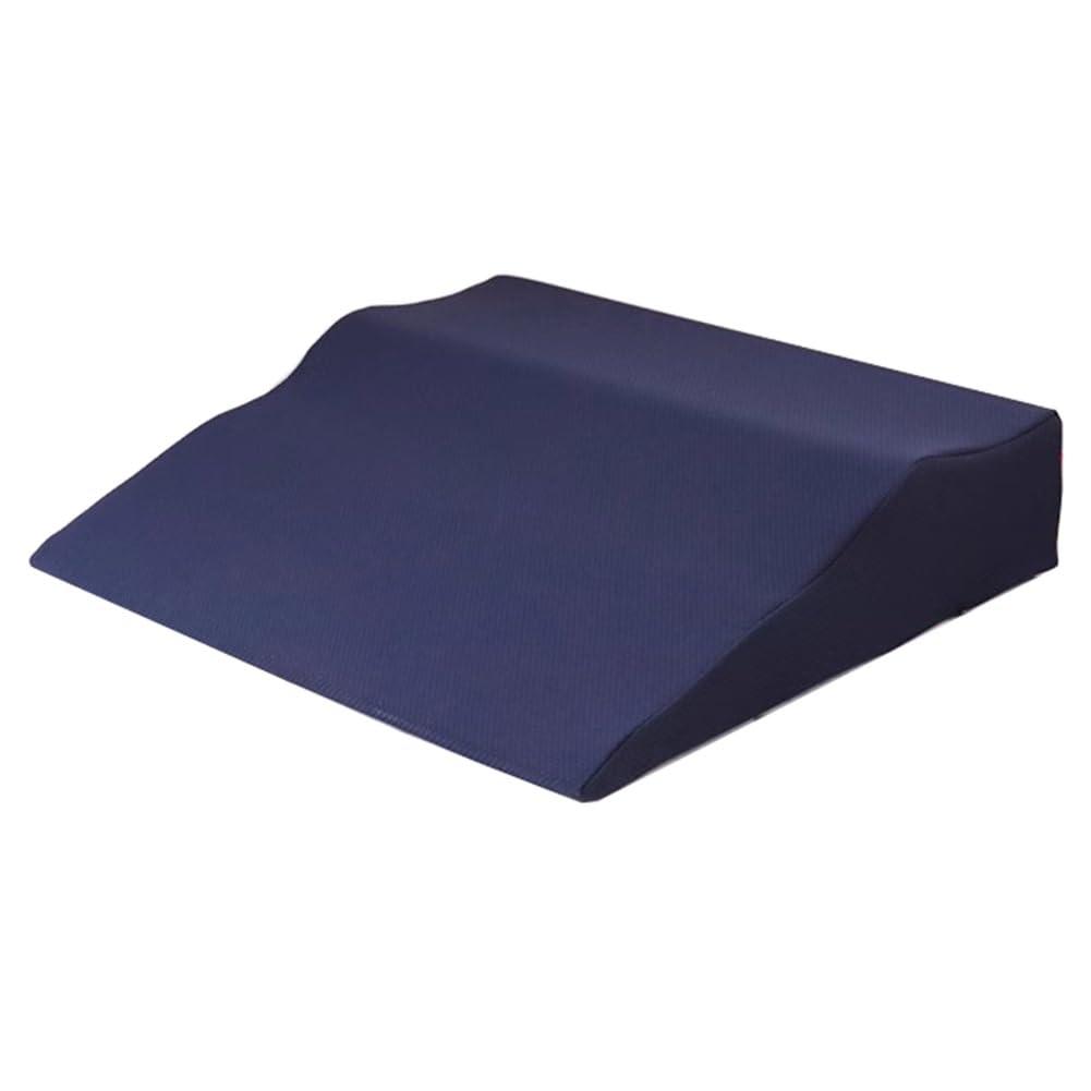 WAHHWF WAHHWF Wedge Pillow for Sleeping, Elderly/Adult/Pregnant Bed Wedge Pillow for Sleep/Acid Reflux/Post Shoulder Surgery/Heartburn/GERD/Snoring (Color : Blue, Size : 68x65x16cm/26.8x25.6x6in)