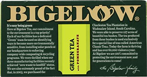 Bigelow Tea Bigelow Green Tea with Pomegranate Tea Bags, 20 ct
