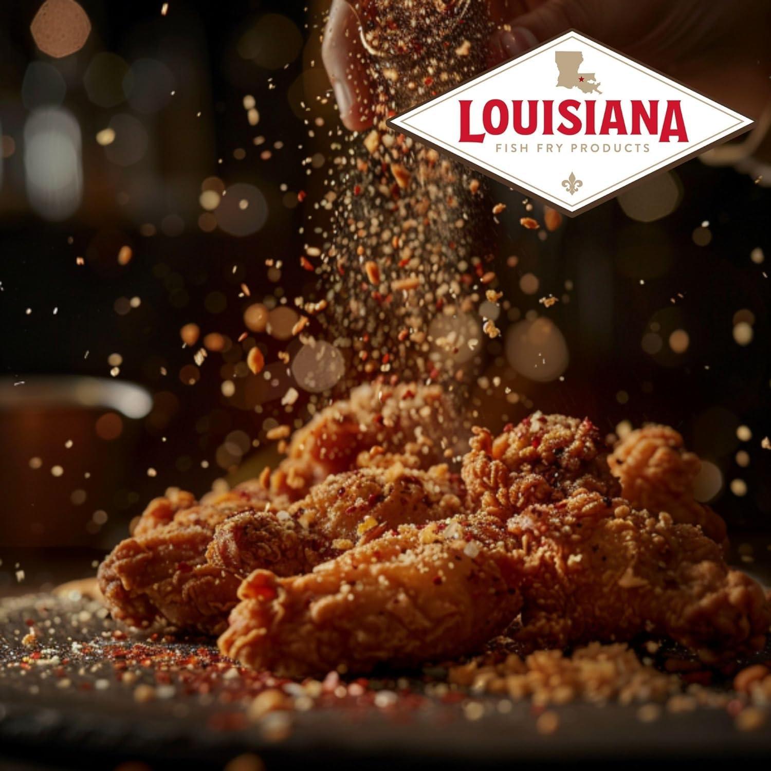 Louisiana Fish Fry Products Louisiana Fish Fry Products Cajun Seasoning, 8-Ounce Shakers (Pack of 12)