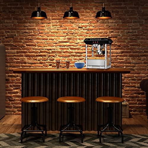 Great Northern Popcorn Superior Popcorn Hot and Fresh Popcorn Machine - Black, 8 Ounces