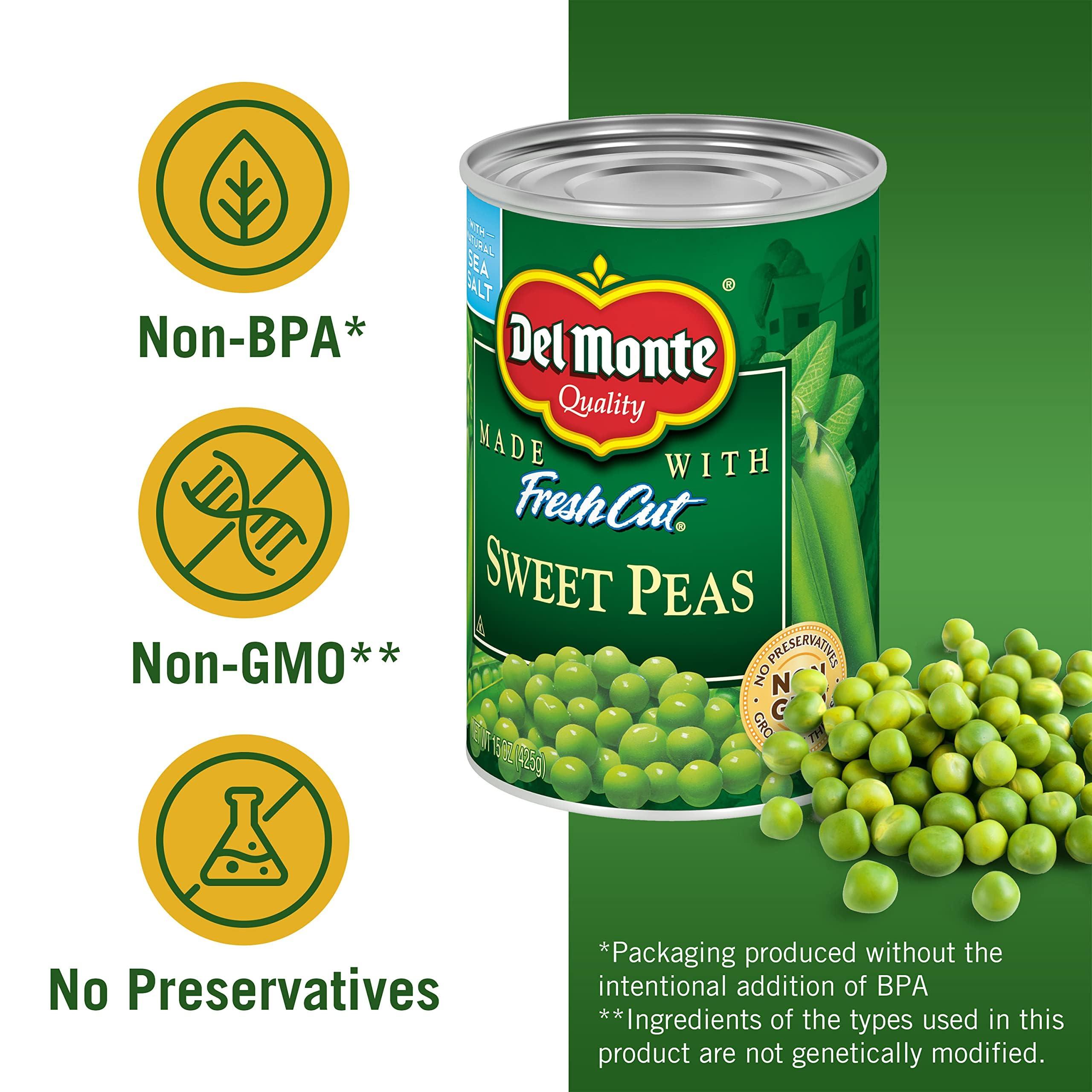 Del Monte Del Monte Canned Sweet Peas, 15 oz Can