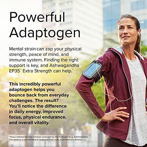 Terry Naturally Terry Naturally Ashwagandha EP35 Extra Strength - 60 Capsules - Powerful Adaptogen - Non-GMO, Vegan - 60 Servings