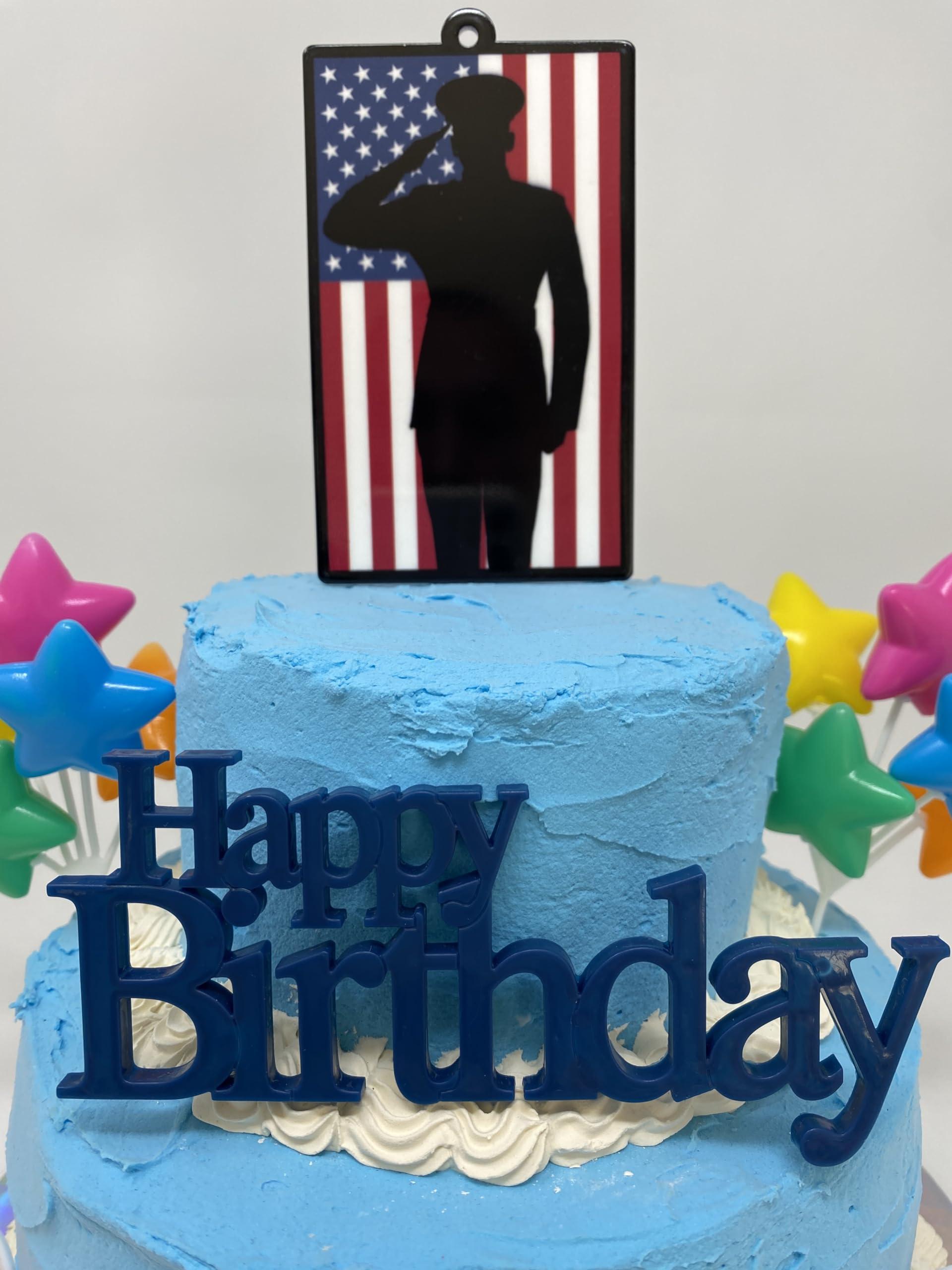 Generic Generic Marines Armed Forces Cake Topper Set