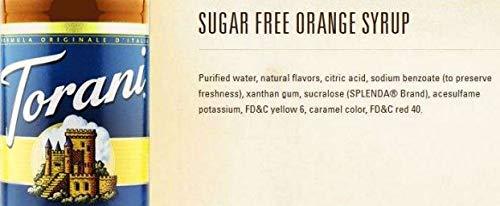 Torani Torani Syrup - SUGAR FREE - Orange - 750 ml