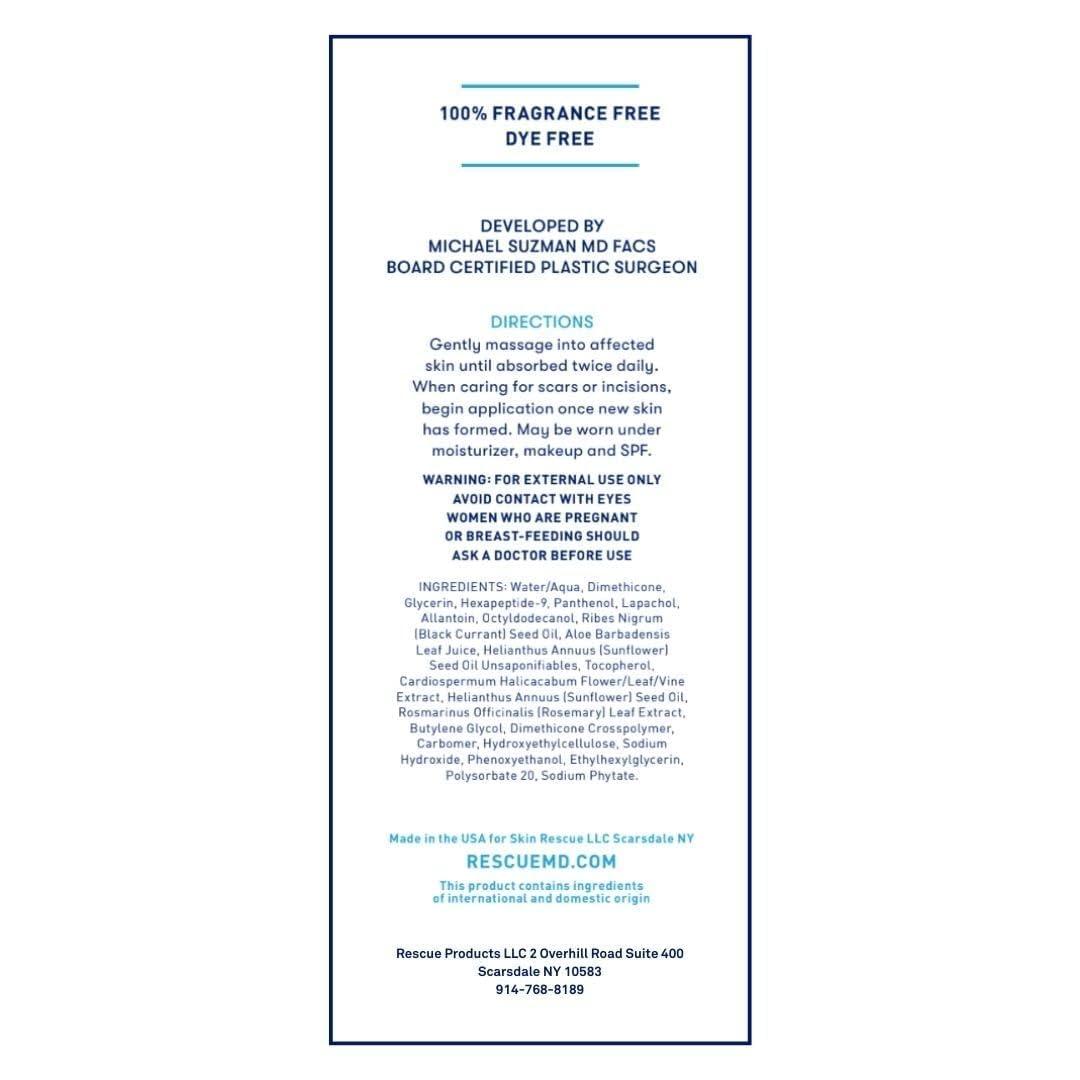 RescueMD RescueMD DNA Repair Complex 30mL Scar Treatment Serum, Post-Procedure and Skin Damage Solution