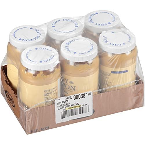 Grey Poupon Grey Poupon Dijon Mustard (48 oz Jars, Pack of 6)