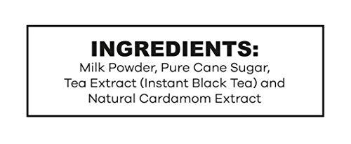 Quik Tea QuikTea Chai Tea Latte 4 Flavor Variety Pack, Cardamom/Masala/Ginger/Lemongrass, 34 Oz