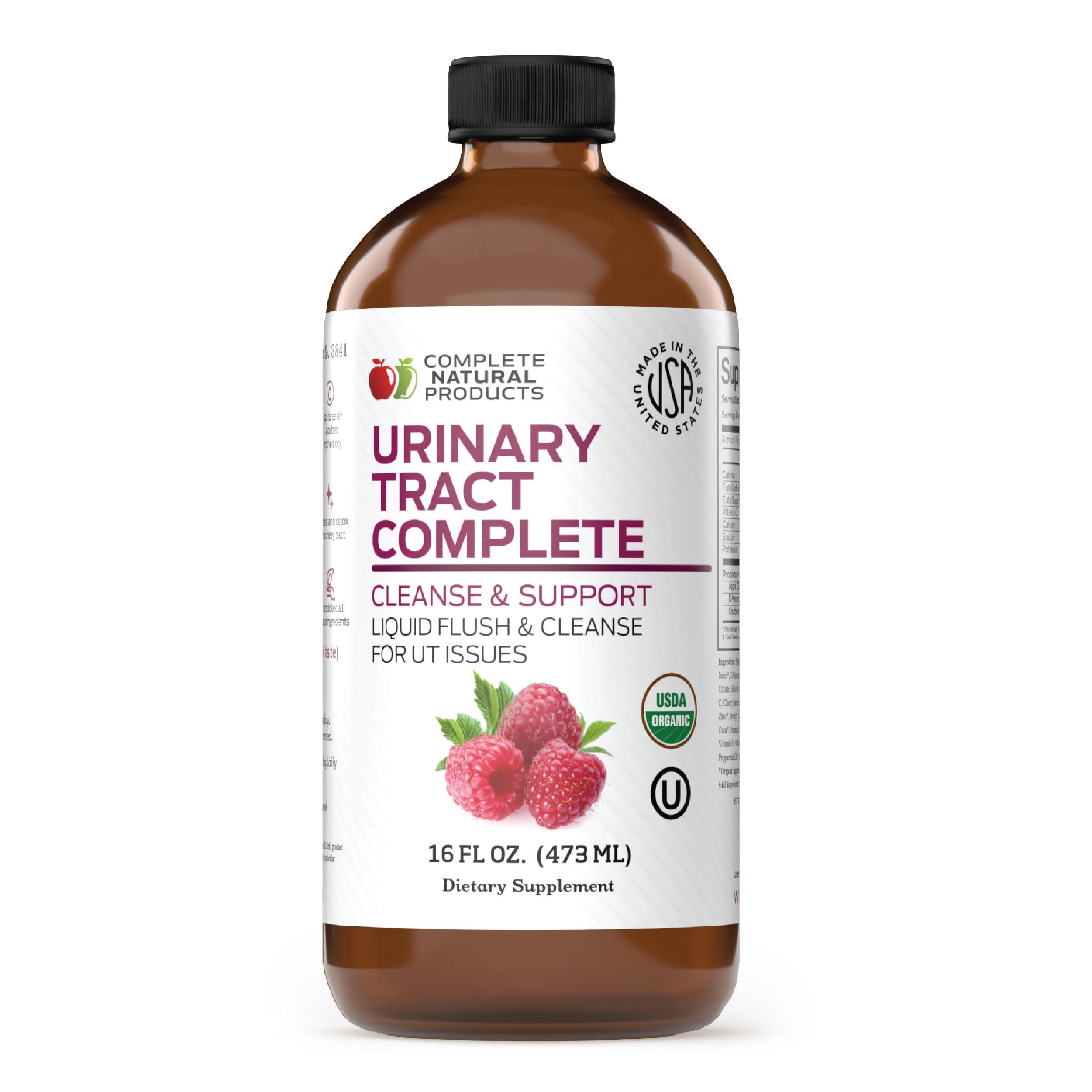 Complete Natural Products Complete Natural Urinary Tract Complete 12oz - Liquid Supplement for Urinary Tract Health with Organic Cranberry, D-Mannose, Beet Root, Fennel Seed, and Turmeric