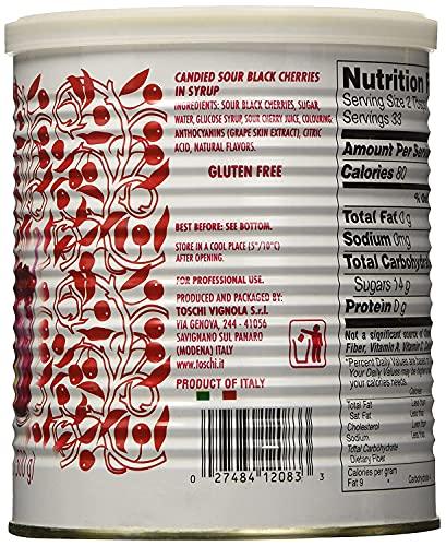 Toschi Toschi Amarena Black Cherries in Syrup, 2 LB 3.27 Oz