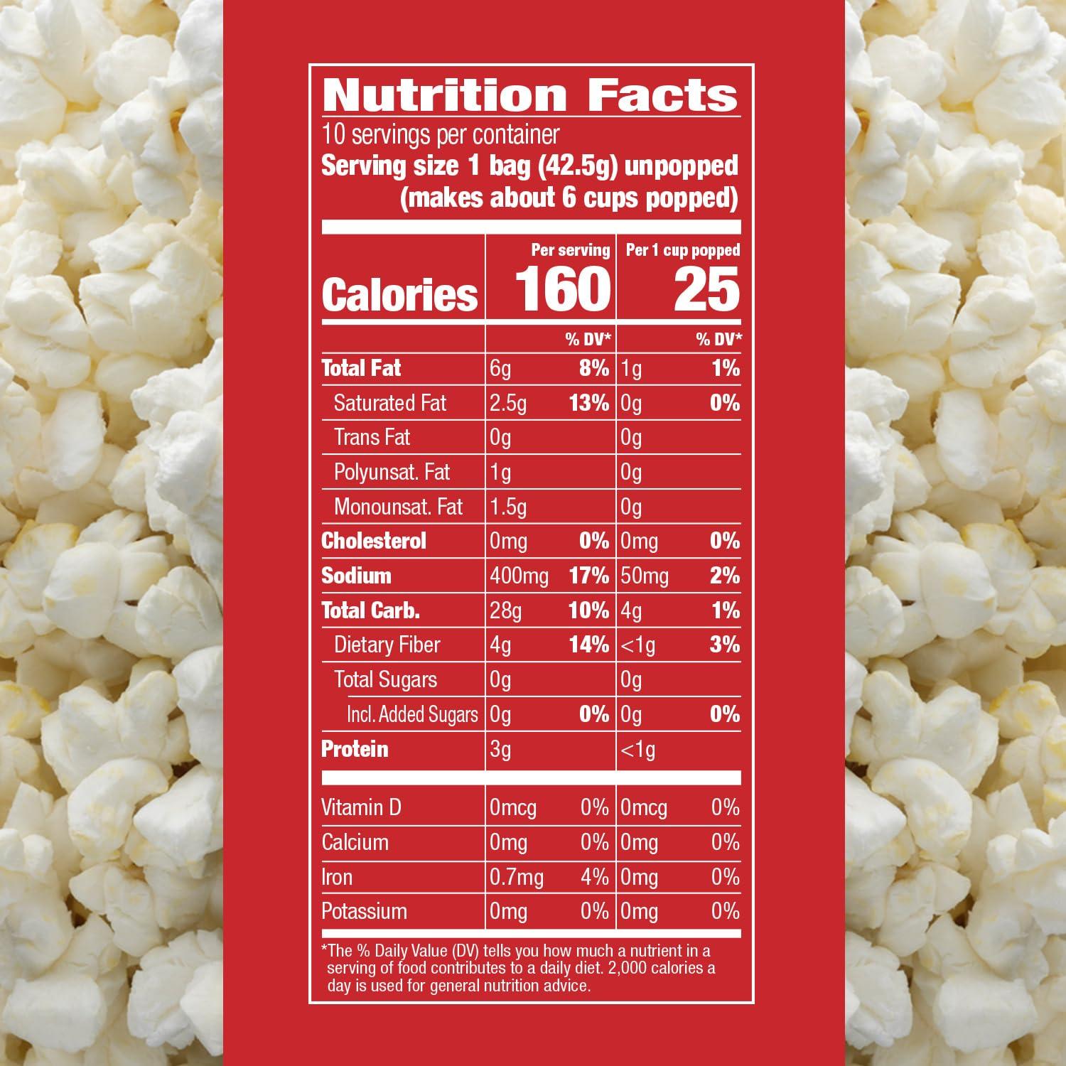 Orville Redenbacher's Orville Redenbacher\'s Skinnygirl Microwave Popcorn Mini Bags, Lime & Salt Flavor, 1.5 oz., 10-Count
