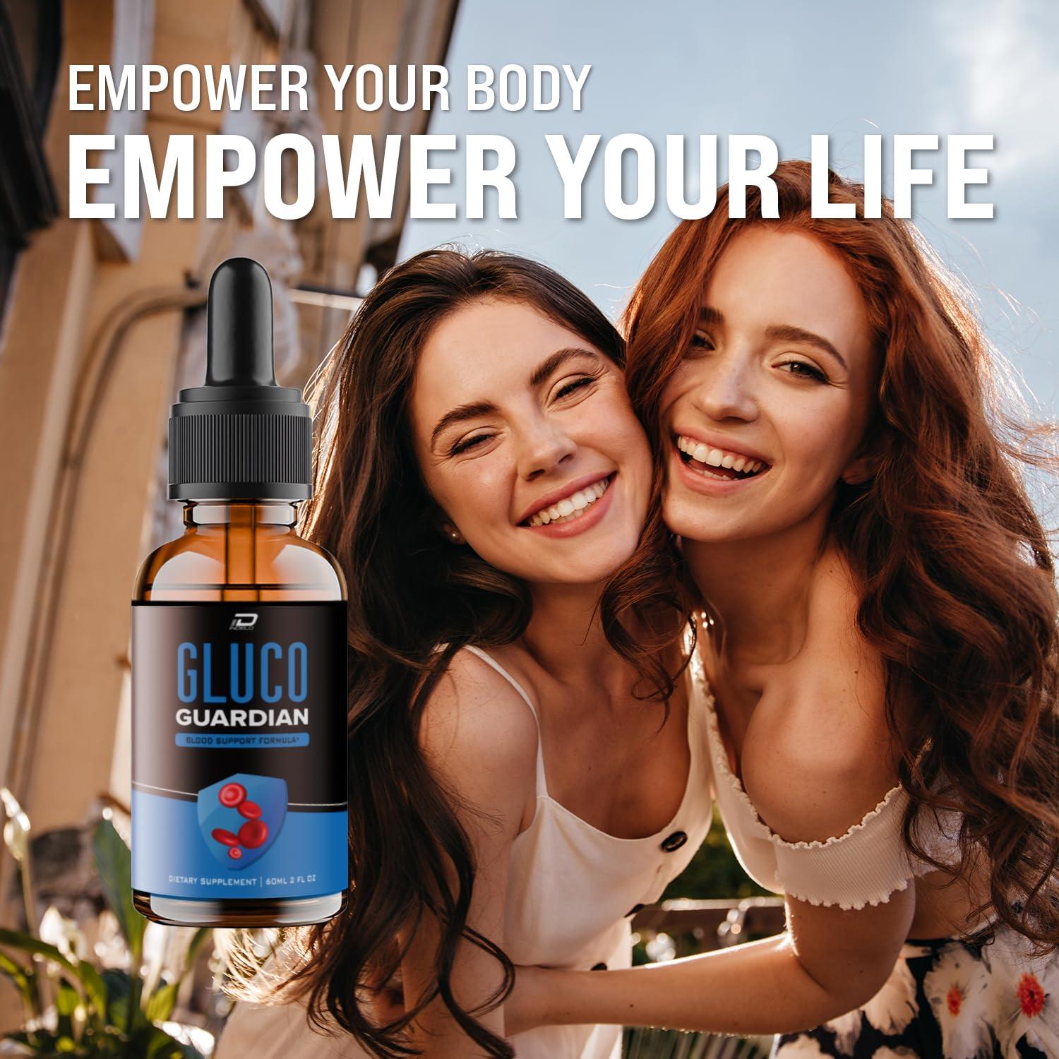 Indelo Gluco Guardian Drops Liquid Supplement - GlucoGuardian Drops, All-Natural Formula, Offical Gluco Guardian Extra Strength Formula, Gluco Guardian Reviews (1 Month Supply)