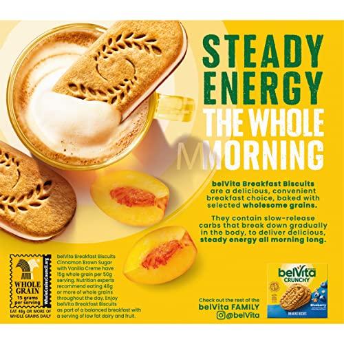 Belvita belVita Breakfast Sandwich Cinnamon Brown Sugar with Vanilla Creme Breakfast Biscuits, 5 Packs (2 Sandwiches Per Pack)