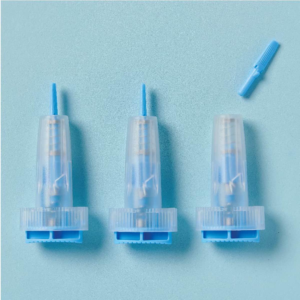 Medline Medline Sterile Safety Lancets with Push-Button Activation, 28G x 1.6 mm, Box of 200: Dependable Blood Sampling Device for Blood Glucose Testing