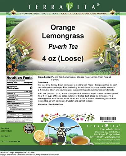 TerraVita Orange Lemongrass Pu-erh Tea (Loose) (4 oz, ZIN: 535333)