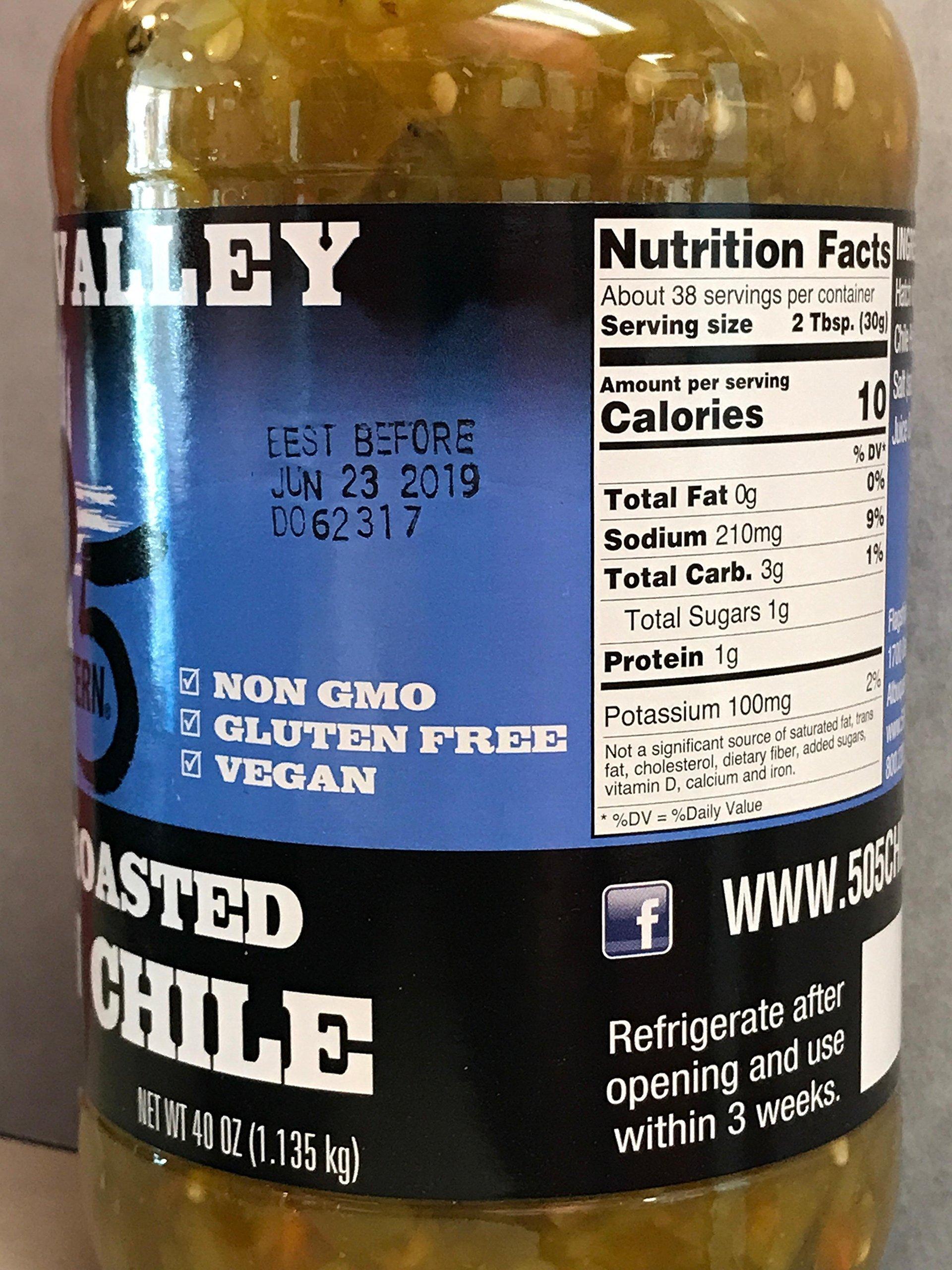 Hatch Valley 505 Southwestern Hatch Valley Diced Green Chiles, 40 Ounce (2 Pack)