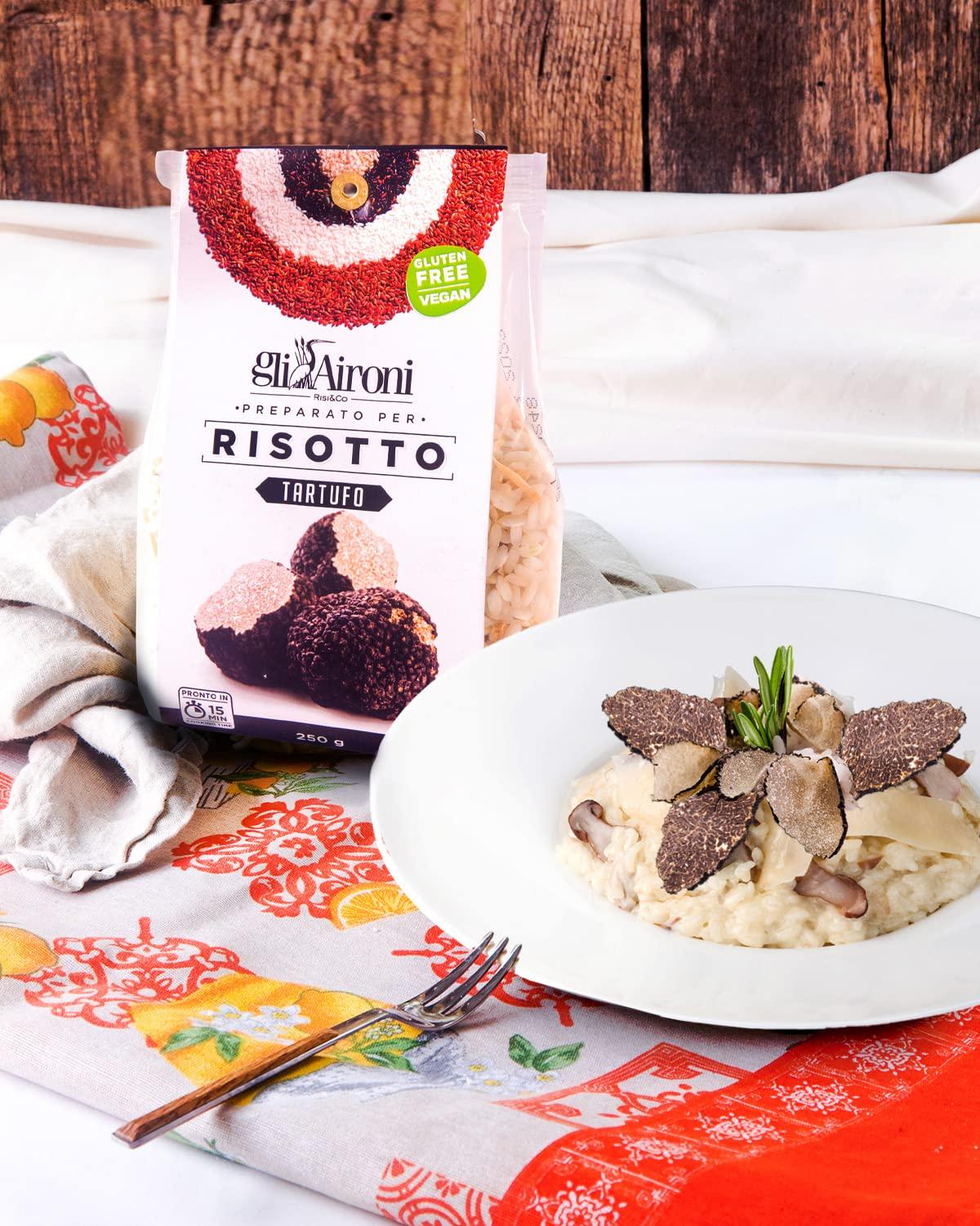 Gli Aironi Gli Aironi. Risotto Mix. Rice with Truffles. 250g (8.82oz)