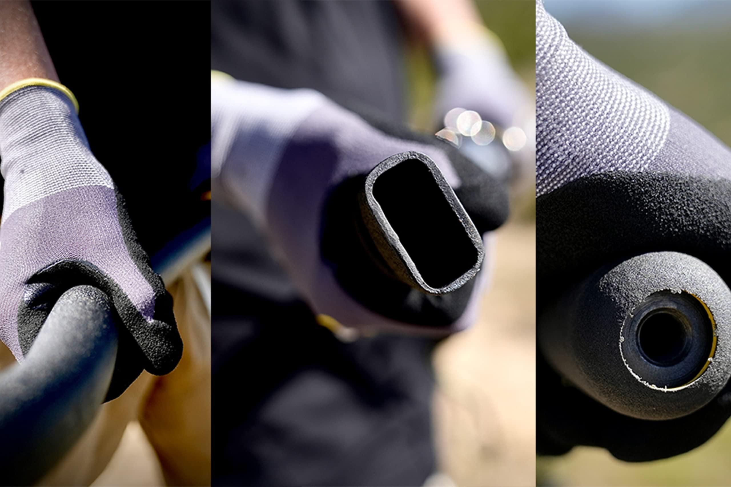 OPNBar OPNBar Version 2 (1 Pack) Large Mouth Leverage Bar with SAFER GRIP Gloves - for Shipping Container Doors - no 5th Wheel Release - Made in The USA by SCS International