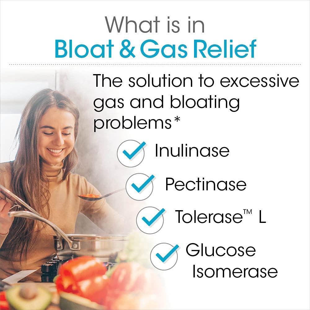 Silver Fern Silver Fern Bloat & Gas Relief Digestive Enzyme Blend - 2 Bottles = 60 Servings - FODMAP & Bloating Digestion Supplement with Tolerase L, Pectinase & More (2 Bottles)