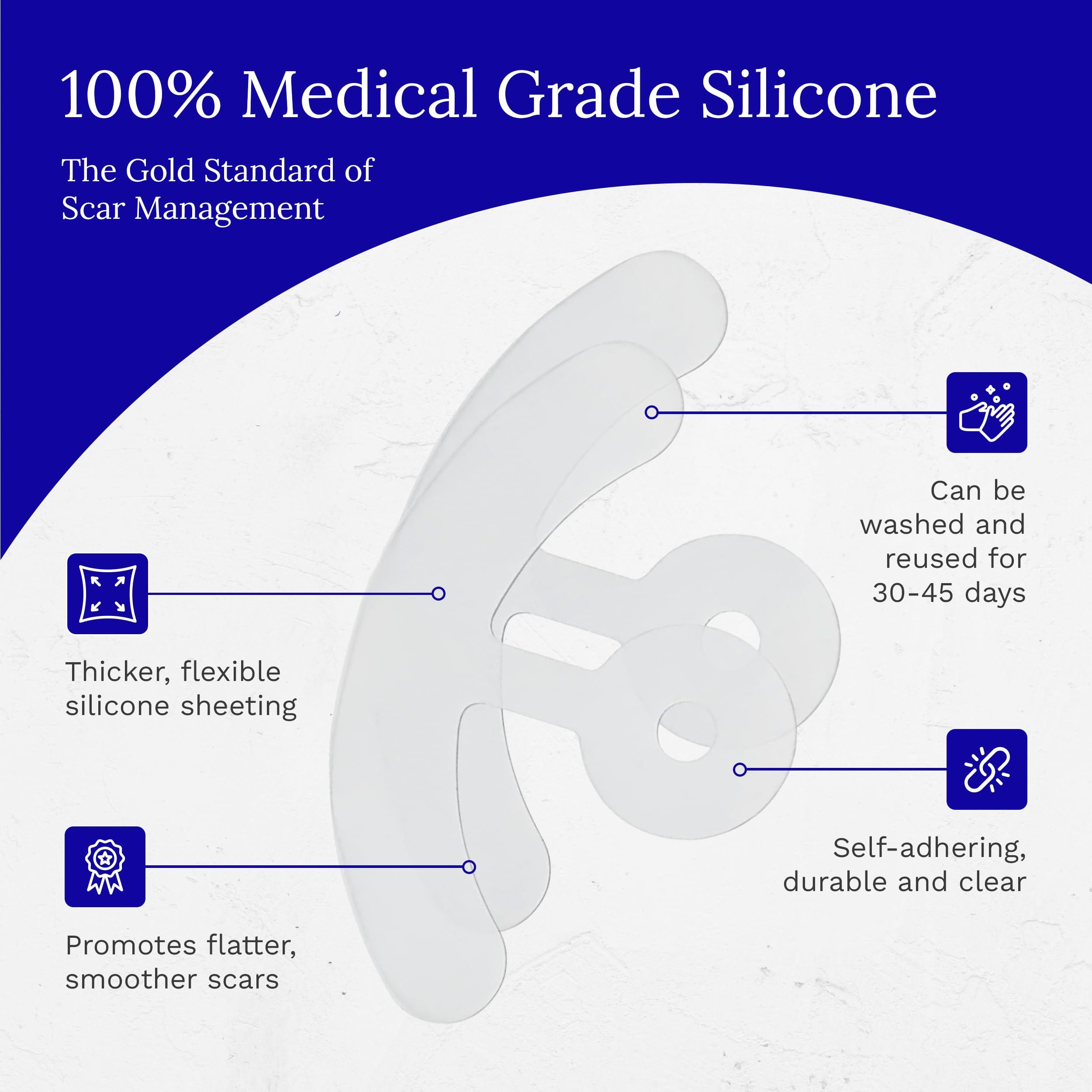 Rejuvaskin Rejuvaskin Scar Fx Breast Anchor Silicone Tape Adhesive Gel Protect Restore Reduce Scarring