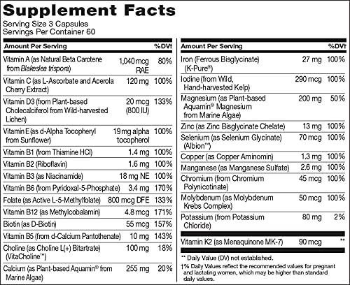 NATURELO NATURELO Prenatal Multivitamin 180ct Vegan DHA 120ct