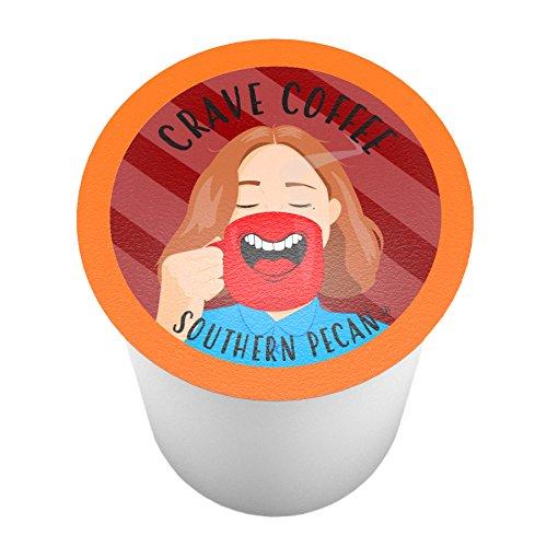 Crave Beverages Crave Beverages Flavored Coffee Pods, Compatible with Keurig K-Cup Brewers, Southern Pecan, 100 Count