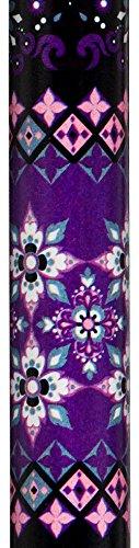 Royal RC Canes Pretty Purple Folding Adjustable Designer Derby Walking Cane with Engraved Collar
