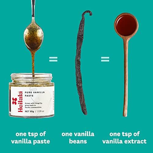 Heilala Vanilla Bean Paste for Baking - Heilala Vanilla, the Choice of the World's Best Chefs and Bakers, Made Using Sustainably and Ethically Sourced Vanilla Pods, Value Size - 13.52 fl oz
