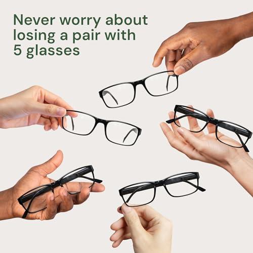 Gaoye Blue Light Reading Glasses - 5-Pack Computer Eyewear For Men & Women