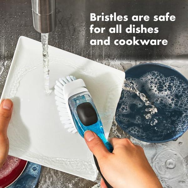 OXO OXO Good Grips Soap Dispensing Dish Scrub Brush, Cleaning Brush for Kitchen